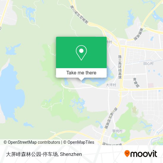 大屏嶂森林公园-停车场 map