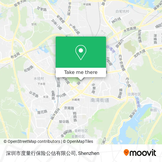 深圳市度量行保险公估有限公司 map