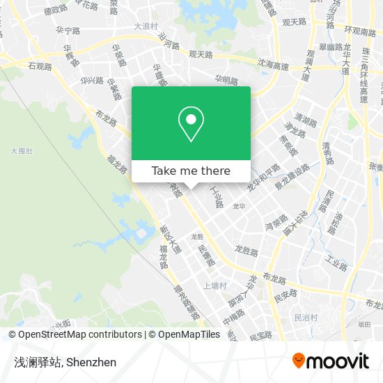 浅澜驿站 map