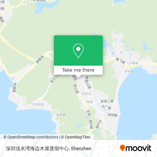 深圳浅水湾海边木屋度假中心 map