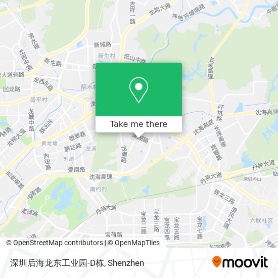 深圳后海龙东工业园-D栋 map