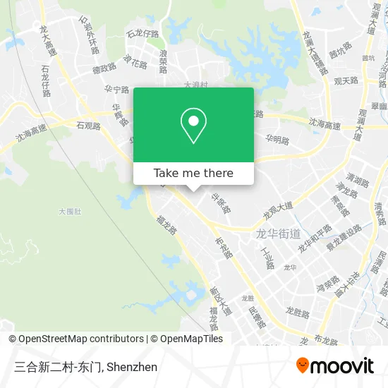 三合新二村-东门 map
