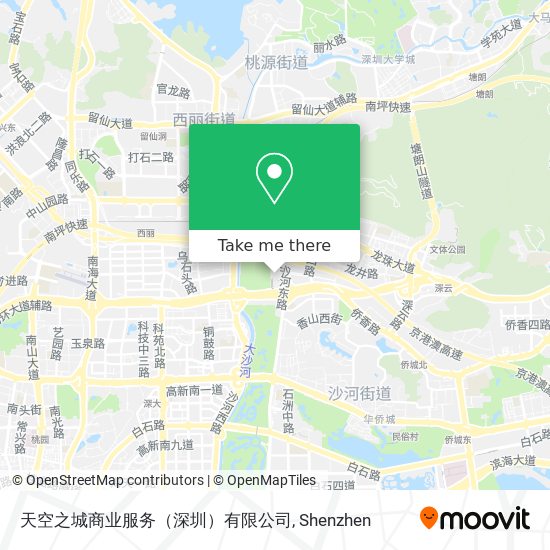 天空之城商业服务（深圳）有限公司 map