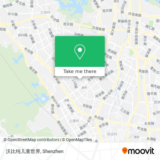 沃比纯儿童世界 map