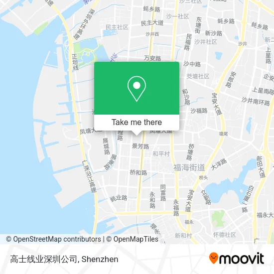 高士线业深圳公司 map
