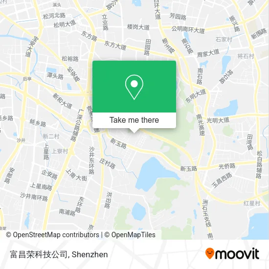 富昌荣科技公司 map