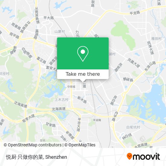 悦厨·只做你的菜 map