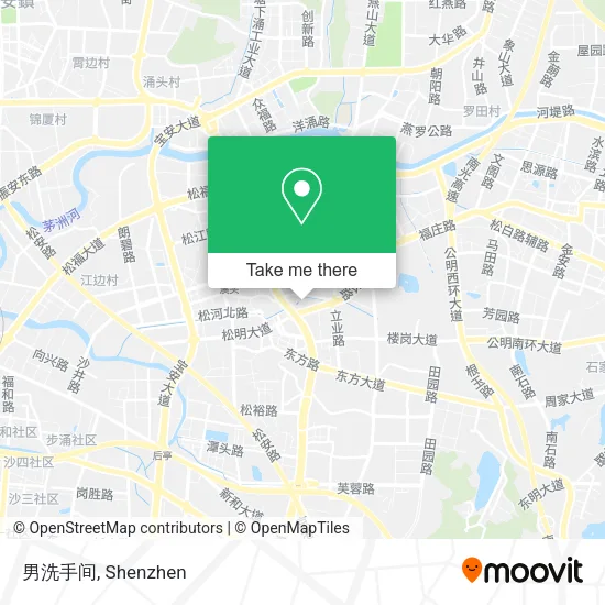 男洗手间 map