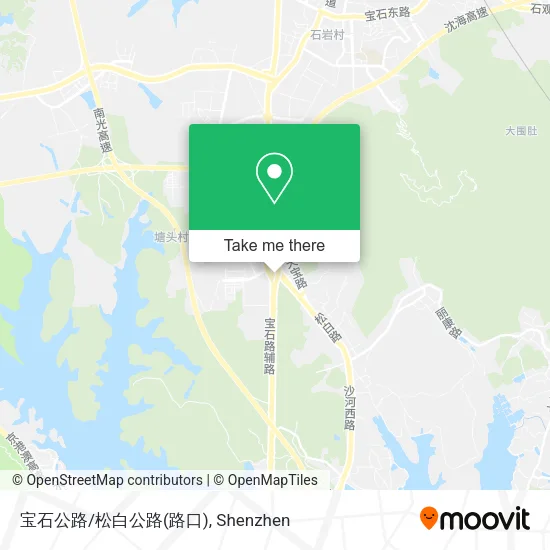 宝石公路/松白公路(路口) map