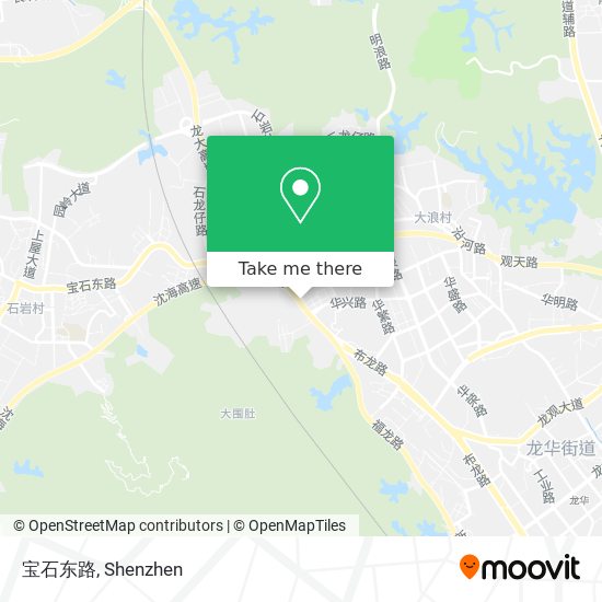 宝石东路 map