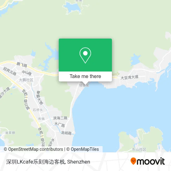 深圳LKcafe乐刻海边客栈 map