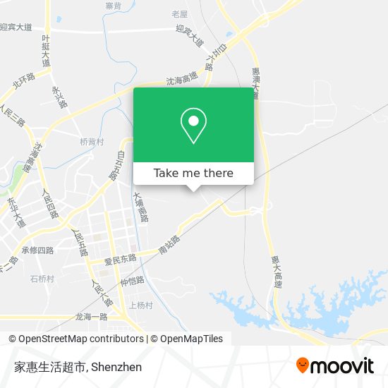 家惠生活超市 map