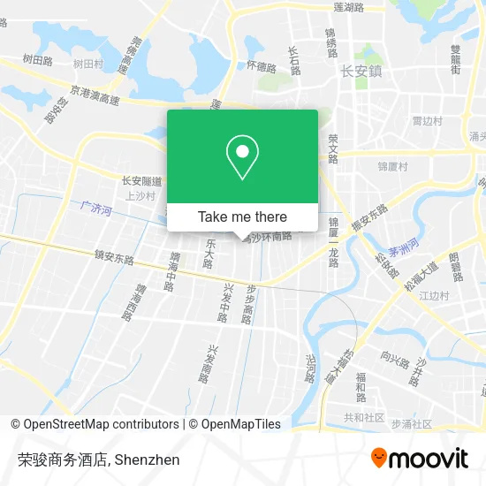 荣骏商务酒店 map