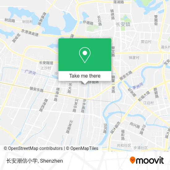 长安潮信小学 map