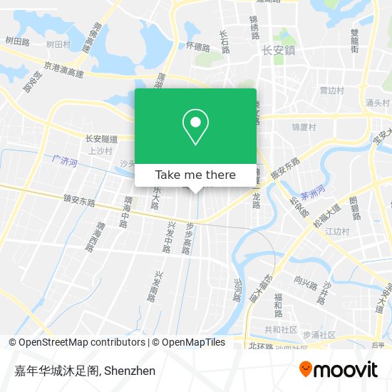 嘉年华城沐足阁 map