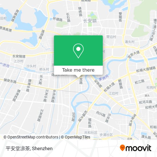 平安堂凉茶 map