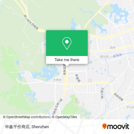 华鑫平价商店 map
