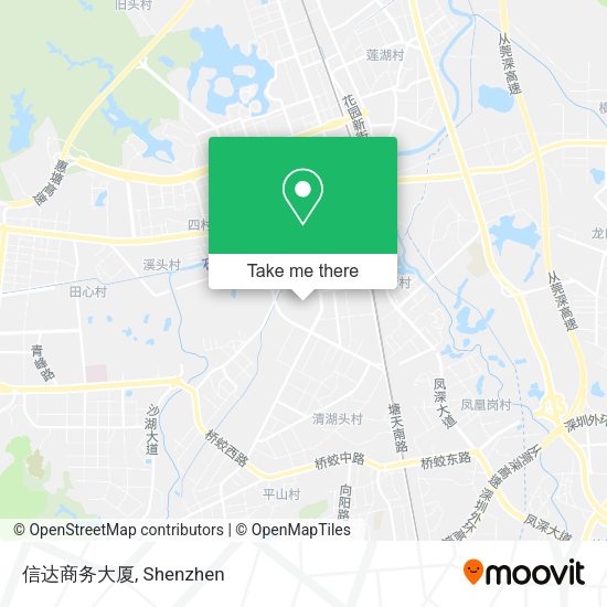 信达商务大厦 map
