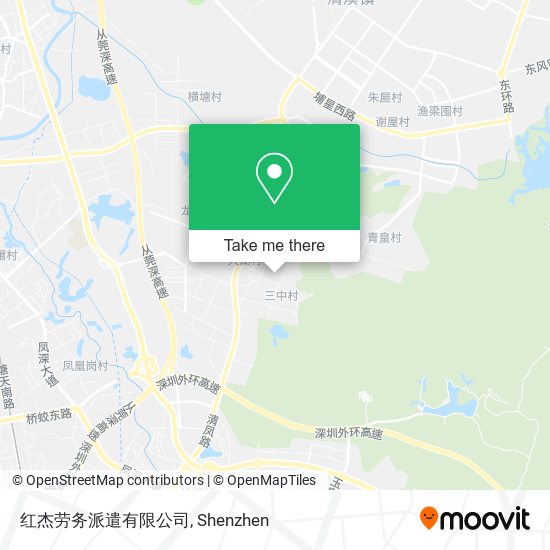 红杰劳务派遣有限公司 map