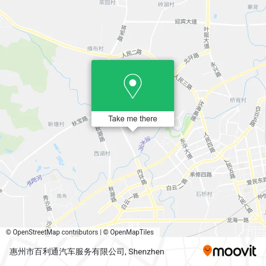 惠州市百利通汽车服务有限公司 map
