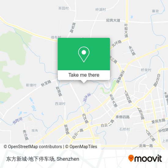 东方新城-地下停车场 map