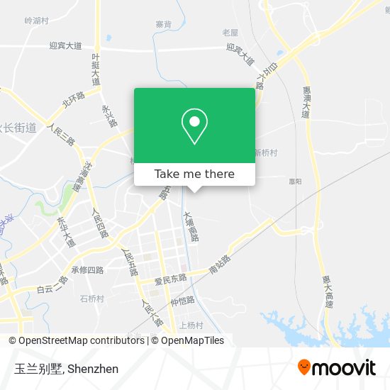 玉兰别墅 map