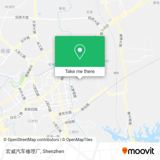 宏威汽车修理厂 map