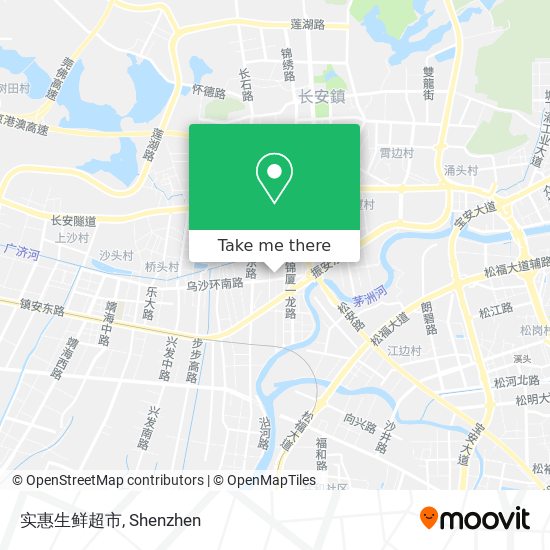 实惠生鲜超市 map