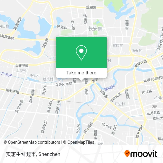 实惠生鲜超市 map