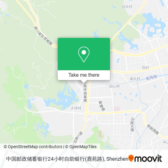 中国邮政储蓄银行24小时自助银行(鹿苑路) map