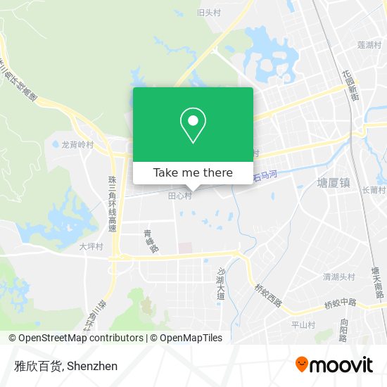 雅欣百货 map
