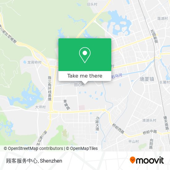 顾客服务中心 map
