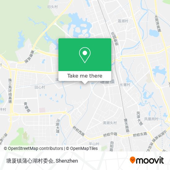 塘厦镇蒲心湖村委会 map