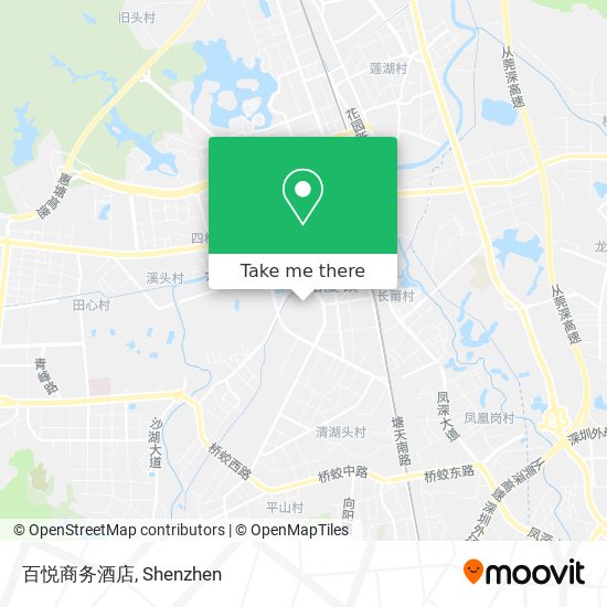 百悦商务酒店 map