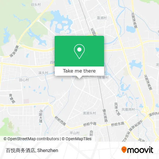 百悦商务酒店 map