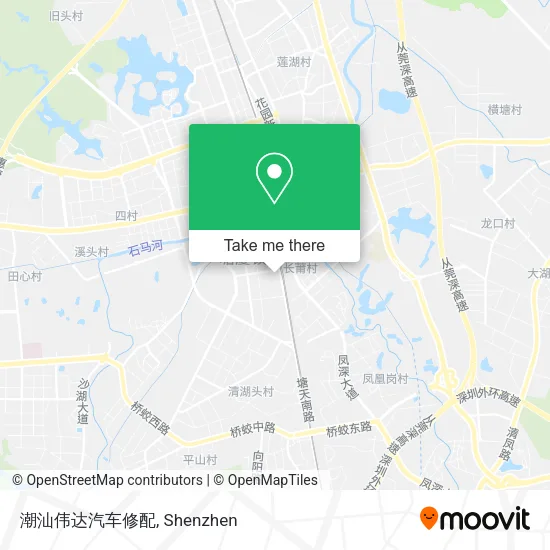 潮汕伟达汽车修配 map