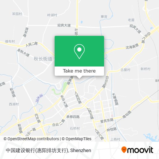 中国建设银行(惠阳排坊支行) map