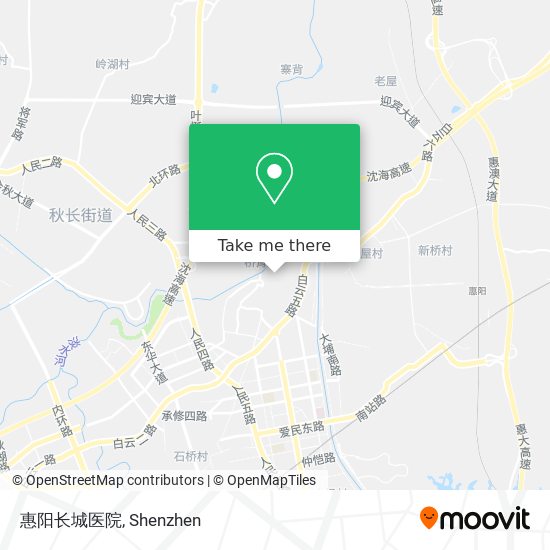 惠阳长城医院 map