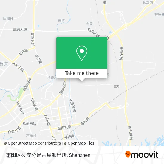 惠阳区公安分局古屋派出所 map