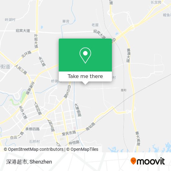 深港超市 map