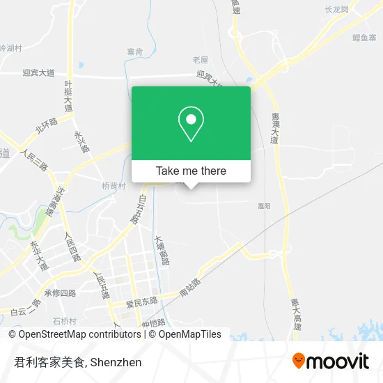 君利客家美食 map