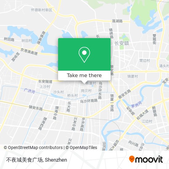 不夜城美食广场 map