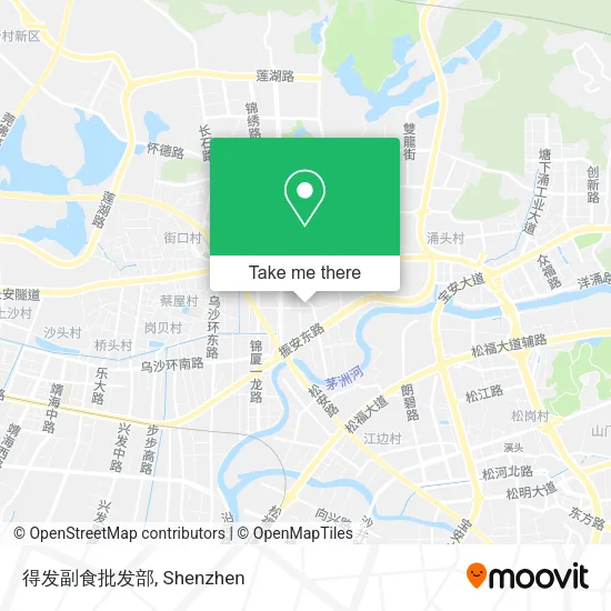 得发副食批发部 map