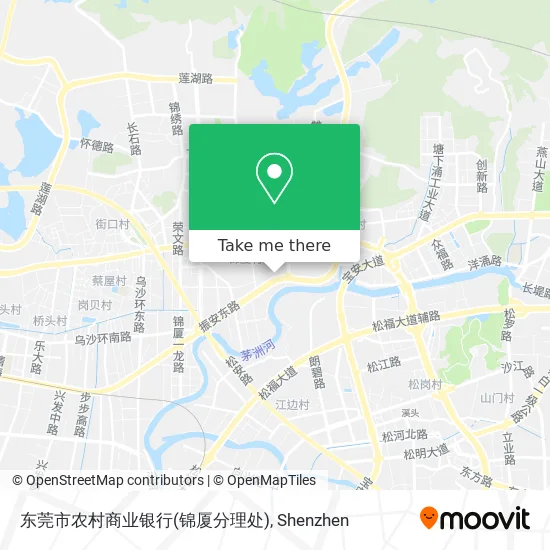 东莞市农村商业银行(锦厦分理处) map