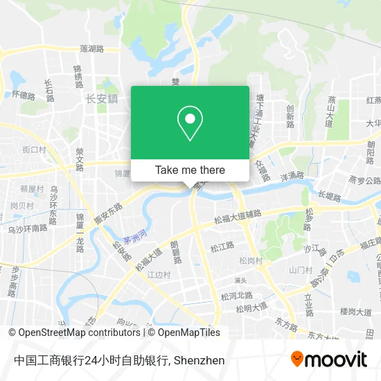 中国工商银行24小时自助银行 map