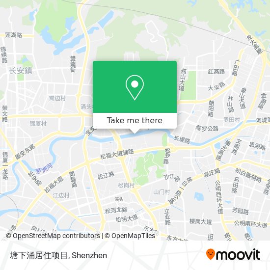 塘下涌居住项目 map