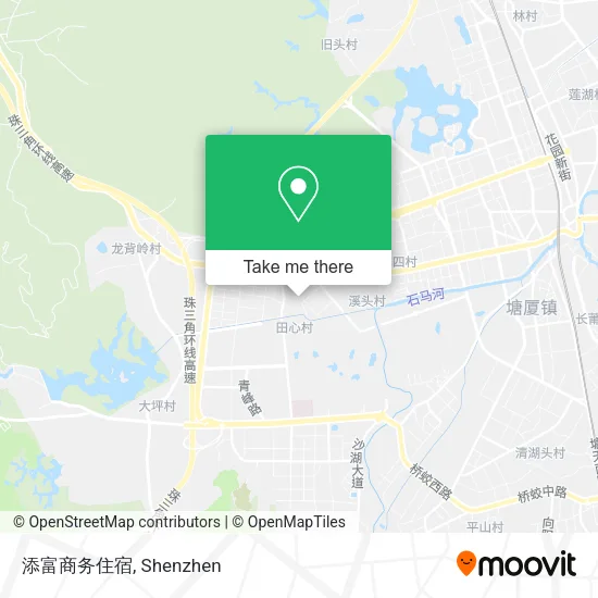 添富商务住宿 map