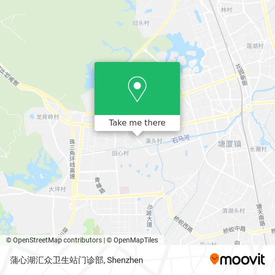 蒲心湖汇众卫生站门诊部 map