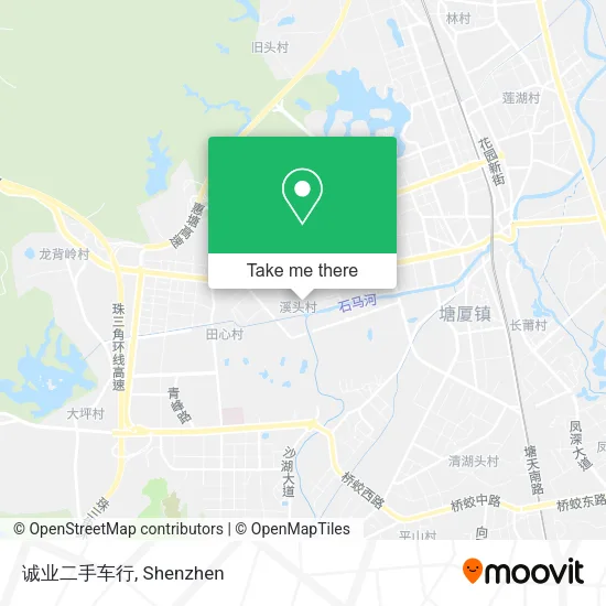 诚业二手车行 map