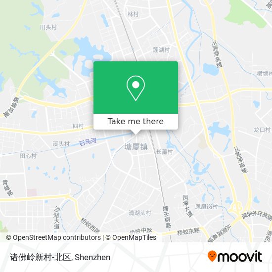 诸佛岭新村-北区 map